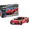 Revell Kit modellino I Corvette C8 Coupé I Livello Dettagliato 3 Kit Auto I 100 Pezzi I Scala 1:25 I per Bambini e Adulti dai 10 Anni in su