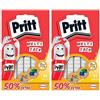 PRITT Instant Tack Gommini Adesivi Multiuso, Adesivo Muro Bianco per Casa, Ufficio e Scuola, Adesivi per Vetro, Muri o Porte Removibili, 1 Confezione da 190 Pezzi