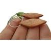 Generic ꧁ DIAMANTI MARRONI IN LEGNO SU PICCOLI GANCI TONDI - Orecchini a cerchio ꧂ ORECCHINI IN MARRONE SCURO E MARRONE CHIARO (marrone chiaro)
