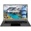 Waxuor Computer Portatile 14,1 Pollici PC Portatile Win 11 Notebook, 4 GB DDR3 192 GB SSD, Celeron Quad Core, Full HD IPS 1920x1080, WiFi,Bluetooth4.2, USB3.0,Mini HDMI