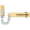 ABUS Catena SK66 per porta di casa e di appartamento - Catena di sicurezza con sicurezza bambini - adatta per porte di chiusura sinistra e destra - ottone con catena in argento