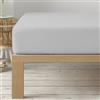Degrees Home - COLLEZIONE - Lenzuolo con angoli 105 x 200 x 33 - Regolabile - Microfibra di poliestere garzata- Grigio