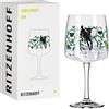 Ritzenhoff 3458004 Bicchiere da gin 700 ml - Serie Fabelkraft motivo n. 4 - Bicchiere da cocktail con illustrazione di un fauno - Made in Germany