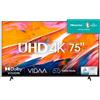 Hisense TV LED Ultra HD 4K 75" 75A6K Smart TV, Wifi, HDR Dolby Vision, AirPlay 2