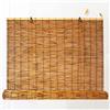 SANJIAOJIA Tende a Rullo in Canna,Tenda a Lamella di Cannuccia Ombra,Cortina Oscuranti in bambù con Sollevatore,Tapparelle Avvolgibili Divisoria,per Esterno/Interno,Personalizzabile (70x80cm/28x32in)