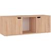 vidaXL Mobile TV Rovere Sonoma 88,5x27,5x30,5 cm in Legno Multistrato