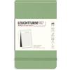 LEUCHTTURM1917 364428 Blocco note Pocket A6, Copertina rigida, 184 pagine numerate, Righe, Sage
