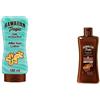 Hawaiian Tropic Crema Doposole Idratante con Aloe, 180ml & TROPICAL TANNING OIL SPF 0 DARK, Olio solare - 200 ml