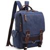 DEEVORCA Uomo Zainetto Moda Tela Zaino Borsa a Tracolla Convertibile per 12.9 Pollici iPad Università Zaino Casuale Viaggio Scuola Quotidiano Lavoro Messaggero Sacchetto Uomo Vintage Backpack Blu