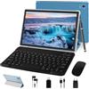 Oangcc Tablet 10 Pollici 5G+2.4G WiFi, 2.0 GHz Octa-Core Processore FHD, Android 11 OS con 4GB + 64GB (TF 4-512GB) | 8000mAh | Bluetooth 5.0 | 5+8MP, con Mouse e Tastiera - Blu