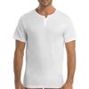 GARDA - 3pz T-Shirt Mezza Manica Uomo, Collo Serafino, 100% Cotone Mercerizzato Art. 0043 (Bianco, 5/L)