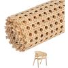 GOIEHIR 40 x 95 cm Rattan Rotolo, Rete di Canna Rattan, Rattan Aperto Intrecciato, Treccia Viennese per Mobili, per Progetti di Fustigazione, Decorazione Domestica