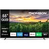 Thomson 55 Pollici (139 cm) QLED TV Smart Android TV (WLAN, HDR, Triple Tuner DVB-C/S2/T2) - 55QA2S13-2023