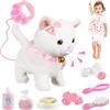 Lotvic Gattino Giocattolo Interattivo, Gatto Interattivo di Peluche, per Bambini e Bambine da 3 a 6 anni