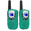 Retevis RT388 Walkie Talkie per Bambini con Torcia a Lungo Raggio VOX, Regalo Giocattolo per Bambini dai 3 ai 12 Anni per Campeggio, Escursionismo, Giardino (1 Paio, Verde)