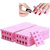 Cyrank 100 Pezzi Separatori Per Dita dei Piedi Pedicure, Morbido Separatore Per Dita Nail Art Divisore Distanziatore Manicure Strumento Per Pedicure Accessori Per Pittura in Gel Nail Art Pittura(Rosa)