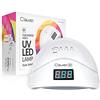 Clavier Lampada LED UV 48 W Q1 con 30 diodi luminosi per smalto ibrido, sonda e gel | Asciuga unghie portatile e dispositivo di indurimento | Sensore di movimento, timer