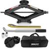 IMAYCC Cric Per Auto 2.5T/2500kg, Cric Auto Con Universale Tampone In Gomma, Portatile Per Auto Con Chiave Per Dadi Ruota,Kit Emergenza Auto Per Auto,Ideale Per La Manutenzione e La Riparazione