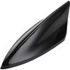 CGEAMDY Antenna Pinna Squalo, Decorazione per Auto, Universale per Auto SUV Camion Furgone (Nero)