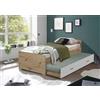 AVANTI TRENDSTORE - Barile - Letto singolo con letto estraibile, in legno laminato nel colore quercia Artisan. Dimensioni ca. LAP 97x67x206 cm