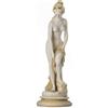 BeautifulGreekStatues Elena di Troia Sparta Scultura Statua in Alabastro Figura Femminile Nuda 23cm Tono Dorato