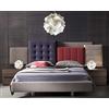 Lampadesign Bellissimo Set Luci Camera da letto moderna Lampadario a sospensione Sfera bianca 35 cm e 2 Lampade da comodino FIOCCO - Illuminazione interni Abat jour Luci comodini lampadina a led