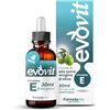 FORMULARITY EVOVIT VITAMINA E - 4 Mesi di Fornitura-In Olio Extravergine d'Oliva Italiano-Integratore Naturale Tocoferolo 60mg/90UI Massimo Assorbimento Antiossidante, Anti-aging per Pelle, Capelli- Made in Italy