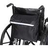 PERFETSELL Borsa Zaino per Sedia a Rotelle Zaino per Sedia a Rotelle di GrandeCcapacità per la Maggior Parte delle Sedie a Rotelle/Scooter/Deambulatori (Nero)