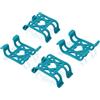 PEUTIER 4pz Accessori, Clip in Silicone per Localizzatore GPS per Cani, Accessori per Localizzatore, per la Sostituzione del Localizzatore di attività del Cane (Blu)