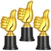 HAOBIN Statue Trofeo d'oro Pollice Oro Statuette di Trofei Piccole Coppe di Plastica da Trofeo Coppe E Trofei Calcio Mini Trofei da Premio per Sport,Competizioni Scolastiche (3)