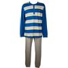 LOVABLE LVB Pigiama Uomo Cotone Lungo Serafino (XL)