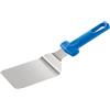 Gi.Metal Paletta rettangolare multiuso per Pizza, Pala per Pizza, in Acciaio Inox (9x12 cm) con Manico in Polimero ad alta Resistenza non ricambiabile