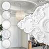 HEXIM Perfect stucco rosone - grande selezione di rosoni da soffitto in schiuma rigida PU, robusto, elemento decorativo (B2023-940 x 660 mm) Bordo per lampadario medaglione decorazione interna