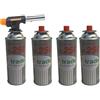 ALTIGASI CANNELLO Mini BRUCIATORE Torcia Saldatore Gas Fiamma OSSIDRICA + 4 CARTUCCE A Gas da 250 GR Inclusa