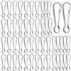 FRUHLING 50 pezzi di asta, in acciaio inox, per bandiere, 40 mm, accessorio per asta per bandiera, cordino per bucato