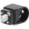 Nitze 19mm Rod Clamp Adapter, Morsetto 19 mm Rod in Lega di Alluminio con Vite da 1/4 e Vite da 3/8, Intercambiabile per Fotocamera e Gabbia per Fotocamera - N82D