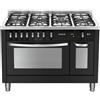 Lofra PNMD126GV+E/2Ci Cucina freestanding Gas Nero A