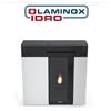 Laminox STUFA A PELLET CANALIZZATA LAMINOX VERONICA GHOST AIR N BLACK LINE 10,5 KW COLORE BIANCO - NEW