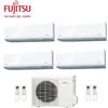 Fujitsu CLIMATIZZATORE CONDIZIONATORE FUJITSU QUADRI SPLIT INVERTER SERIE KNCA 9000+9000+9000+12000 CON AOYG30KGTB4 - NEW R-32 WI-FI INTEGRATO KN 9+9+12+12