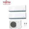 Fujitsu CLIMATIZZATORE CONDIZIONATORE FUJITSU DUAL SPLIT INVERTER SERIE KNCA 7000+9000 CON AOYG18KGTB2 - NEW R-32 WI-FI INTEGRATO KN 7+9