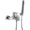 Paini MISCELATORE MONOCOMANDO PAINI ARENA VASCA ESTERNO CON KIT DOCCIA FISSO 92CR100