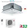 Mitsubishi Electric CLIMATIZZATORE CONDIZIONATORE MITSUBISHI ELECTRIC INVERTER CASSETTA SLZ-M60FA 21000 BTU R-32 CON TELECOMANDO E GRIGLIA INCLUSI - NEW WI-FI OPTIONAL