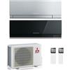 Mitsubishi Electric CLIMATIZZATORE CONDIZIONATORE MITSUBISHI ELECTRIC DUAL SPLIT INVERTER Serie MSZ-EF KIRIGAMINE ZEN 9000+9000 con MXZ-2F33VF2 R-32 DISPONIBILI IN VARI COLORI - NEW 9+9