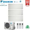 Daikin CLIMATIZZATORE CONDIZIONATORE DAIKIN BLUEVOLUTION TRIAL SPLIT INVERTER STYLISH WHITE R-32 WI-FI 9000+9000+12000 CON 3MXM52N - 9+9+12 FTXA-AW -Garanzia Italiana