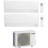 Mitsubishi Electric CLIMATIZZATORE CONDIZIONATORE MITSUBISHI ELECTRIC DUAL SPLIT INVERTER LINEA PLUS SERIE MSZ-AY 9000+15000 BTU CON MXZ-2F53VF WI-FI INTEGRATO R-32 9+15 A++