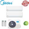 Midea CLIMATIZZATORE CONDIZIONATORE MIDEA DUAL SPLIT INVERTER EVOLUTION R-32 9000+9000 BTU CON M2OD-18HFN8-Q WI-FI INCLUSO - NEW - 9+9