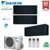 Daikin CLIMATIZZATORE CONDIZIONATORE DAIKIN BLUEVOLUTION TRIAL SPLIT INVERTER STYLISH BLACK R-32 WI-FI 7000+7000+9000 CON 3MXM52N - 7+7+9 - NEW TOTAL BLACK