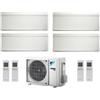 Daikin CLIMATIZZATORE CONDIZIONATORE DAIKIN BLUEVOLUTION QUADRI SPLIT INVERTER STYLISH WHITE R-32 WI-FI 9000+9000+9000+9000 CON 4MXM80N 9+9+9+9 FTXA-AW -Garanzia Italiana