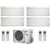 Daikin CLIMATIZZATORE CONDIZIONATORE DAIKIN BLUEVOLUTION QUADRI SPLIT INVERTER STYLISH WHITE R-32 WI-FI 7000+7000+7000+15000 CON 4MXM68N 7+7+7+15 FTXA-AW -Garanzia Italiana
