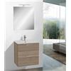 VITRA MOBILE BASIC SOTTOLAVABO SERIE MIA DA 80 CM CORDOBA CON SPECCHIO E LED - 75101